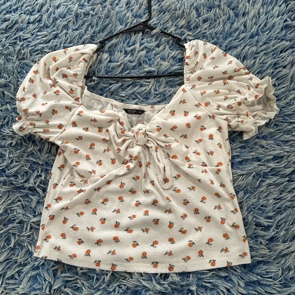 Floral Off The Shoulder Top